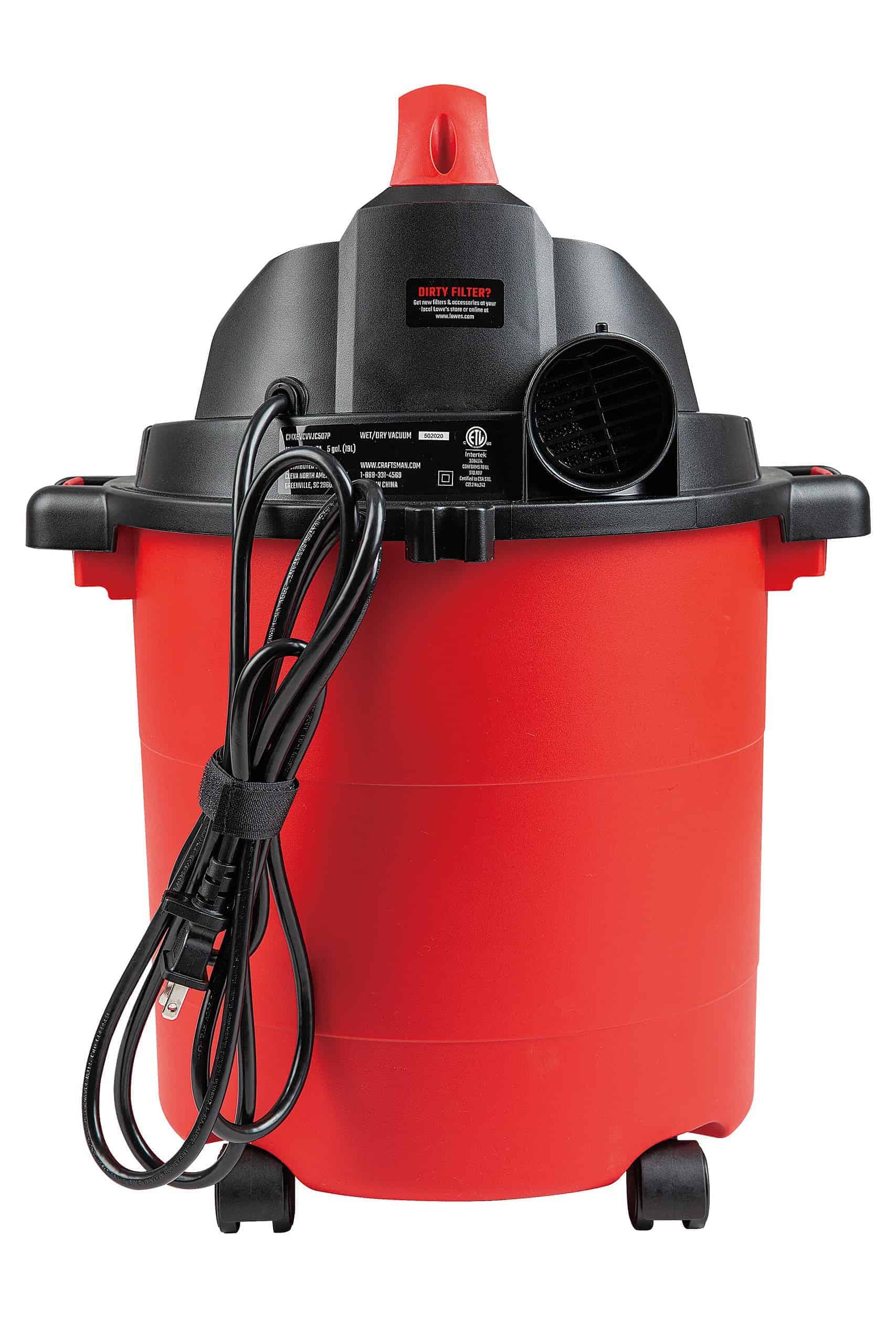 CRAFTSMAN 5-Gallons 3-HP Corded Wet/Dry Shop Vacuum with Accessories Included