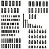 CRAFTSMAN 130-Piece Standard (SAE) and Metric Black Oxide Mechanics Tool Set