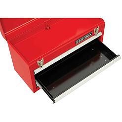 CRAFTSMAN Portable 20.5-in Ball-bearing 3-Drawer Red Steel Lockable Tool Box