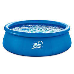 Blue Wave 9ft Round 30in Deep Speed Set Family Pool with Cover