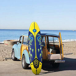 Costway 6' Surfboard Foamie Body Surfing Board W/3 Fins & Leash for Kids Adults Yellow