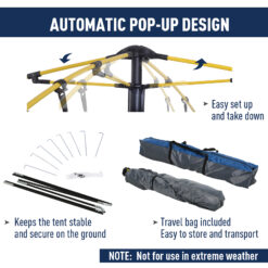 Outsunny 5 Person Camping Tent