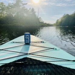 FBsport 10 Ft. Brushed Thickening Inflatable Stand up Paddle Board, Surf Control, Non-Slip Deck, Green
