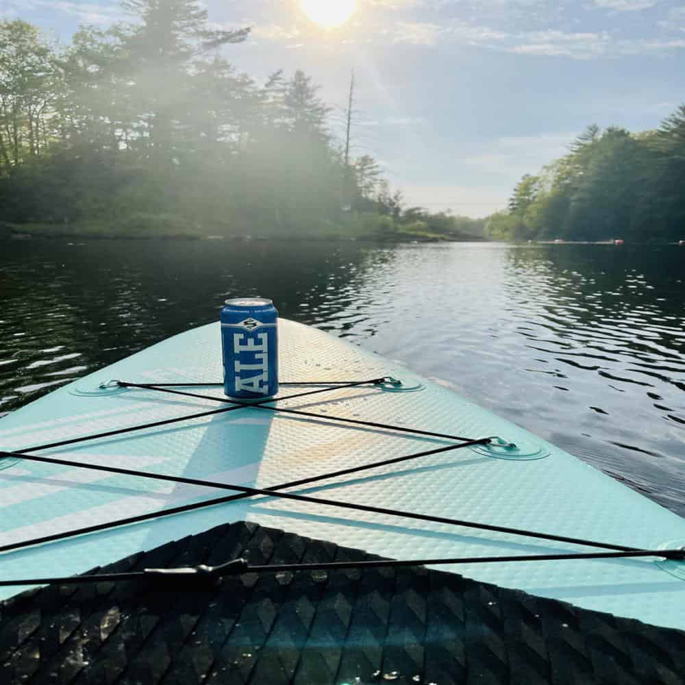 FBsport 10 Ft. Brushed Thickening Inflatable Stand up Paddle Board, Surf Control, Non-Slip Deck, Green