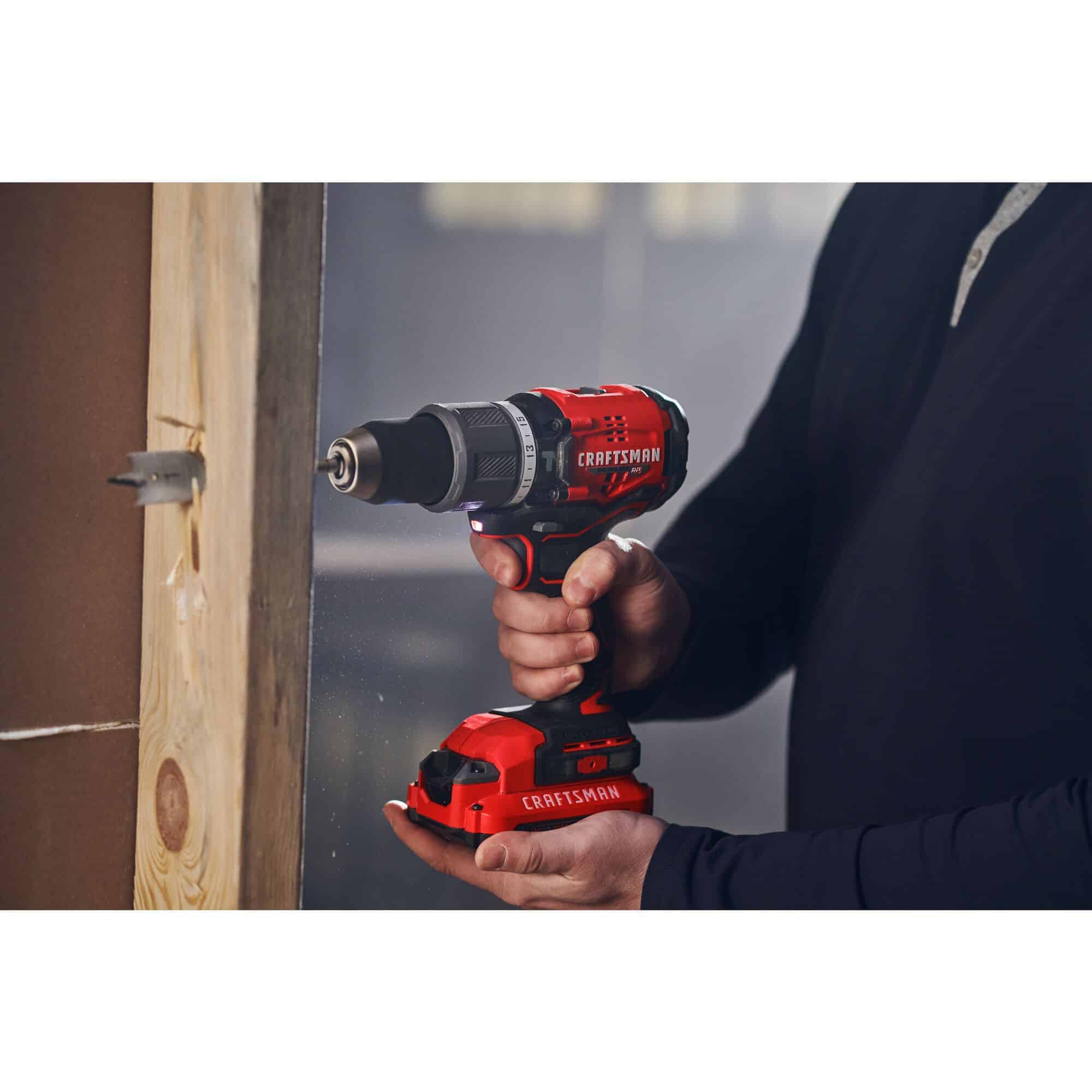 CRAFTSMAN V20 RP 1/2-in 20-volt Max-Amp Variable Speed Brushless Cordless Hammer Drill(Bare Tool)