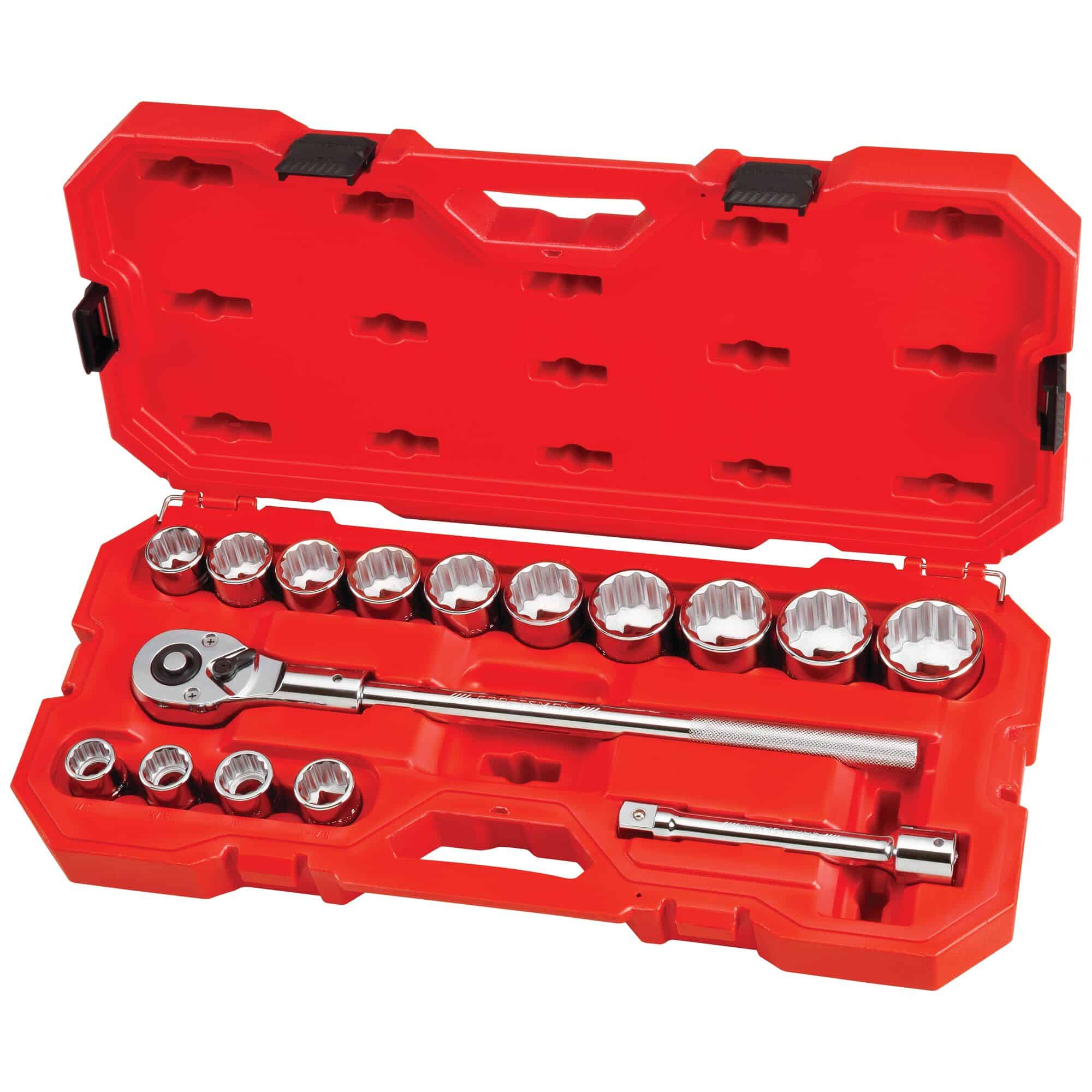 CRAFTSMAN 16-Piece Standard (SAE) 3/4-in Drive 12-point 3/4-in Shallow Socket Set