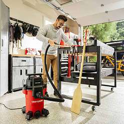 CRAFTSMAN 4-Gallons 3.5-HP Corded Wet/Dry Shop Vacuum with Accessories Included