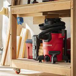 CRAFTSMAN 4-Gallons 3.5-HP Corded Wet/Dry Shop Vacuum with Accessories Included
