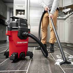 CRAFTSMAN 4-Gallons 3.5-HP Corded Wet/Dry Shop Vacuum with Accessories Included