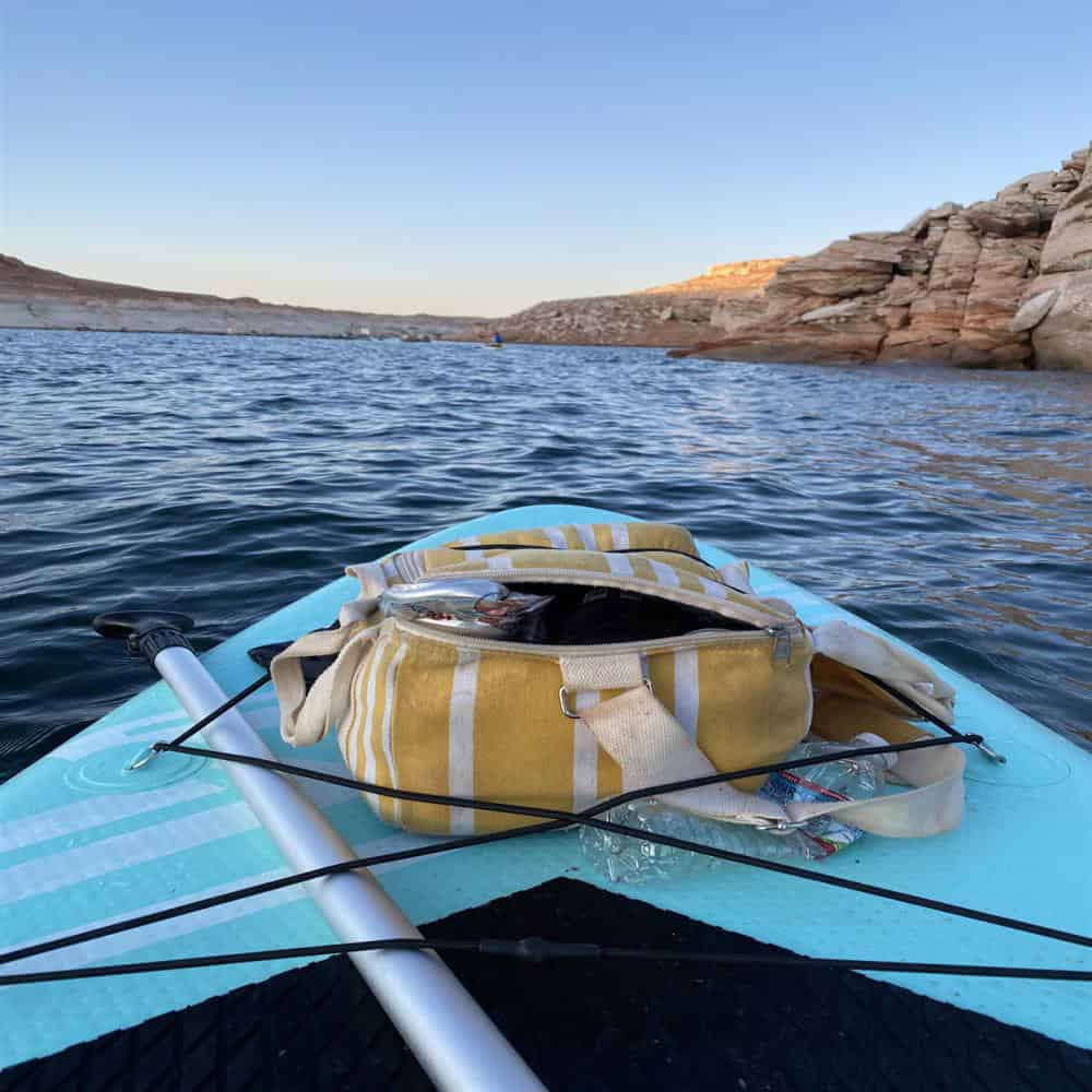 FBsport 10 Ft. Brushed Thickening Inflatable Stand up Paddle Board, Surf Control, Non-Slip Deck, Green