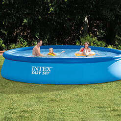 Intex 13ft x 32in Easy Set Above Ground Swimming Pool Kit & 530 GPH Filter Pump