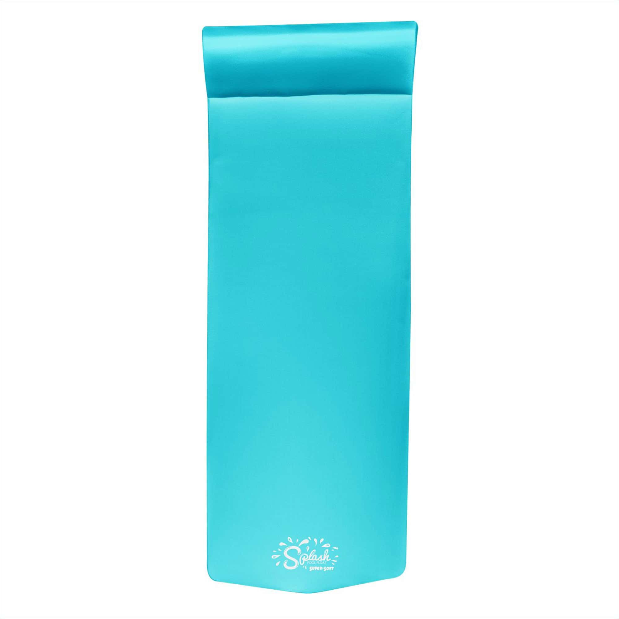 TRC Recreation Splash 1.25" Thick Foam Pool Float Mat, Tropical Teal