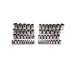 CRAFTSMAN CMMT12035 150-Piece Standard (SAE) and Metric Combination Gunmetal Chrome Mechanics Tool Set (1/4-in; 3/8-in)