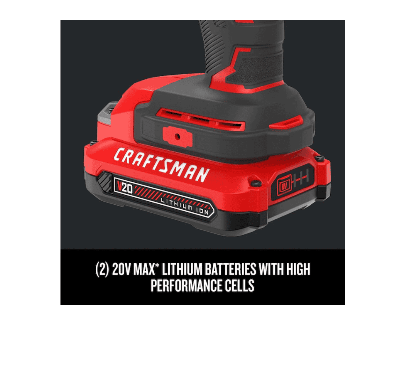CRAFTSMAN CMCK210C2 V20 2-Tool 20-Volt Max Brushless Power Tool Combo Kit with Soft Case (2-Batteries Included and Charger Included)