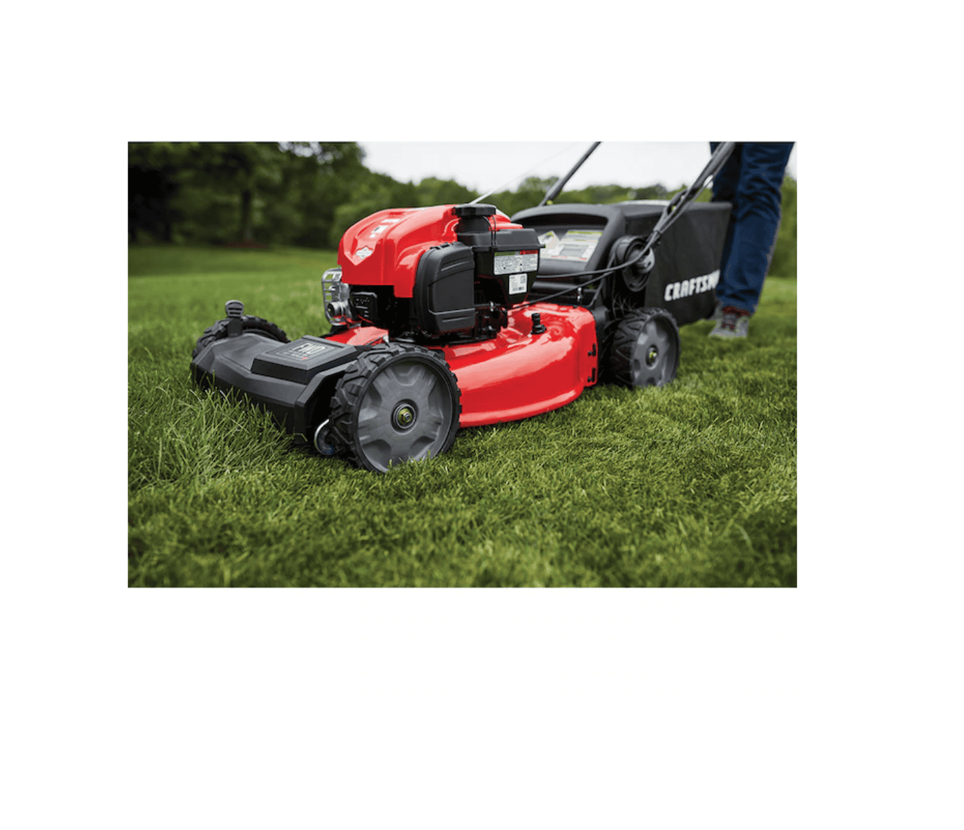 CRAFTSMAN CMXGMAM201201 M260 Vertical Storage 163-cc 21-in Self-propelled Gas Lawn Mower with Briggs & Stratton Engine
