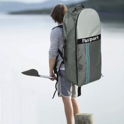 FBSPORT Inflatable Paddle Board, 11' Stand Up Paddleboard with Durable SUP Accessories & Carry Bag, Mint Green