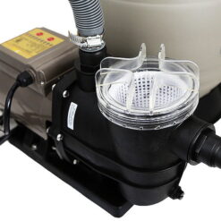 XtremepowerUS 2640 GPH Above Ground Pool Sand Filter Pump with Programmable Timer Swimming Pool Package