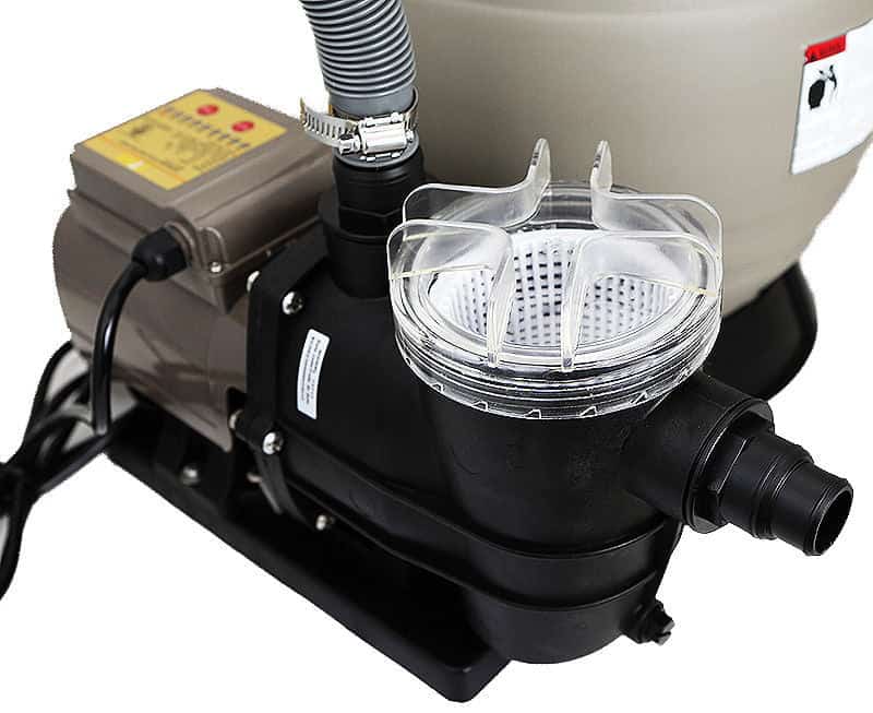 XtremepowerUS 2640 GPH Above Ground Pool Sand Filter Pump with Programmable Timer Swimming Pool Package