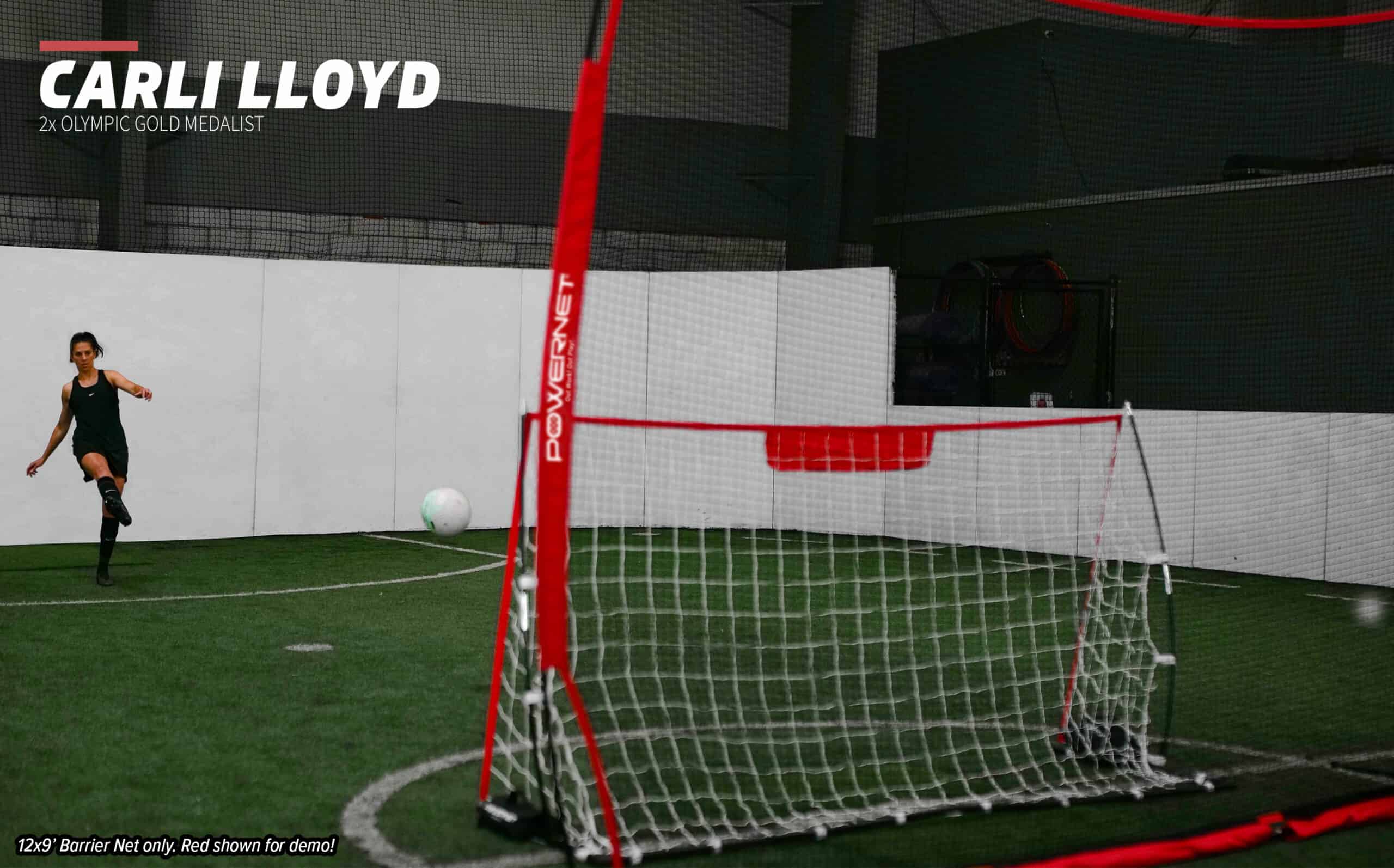 PowerNet 12x9 Ft Sports Barrier Net for Player and Property Protection (1021)