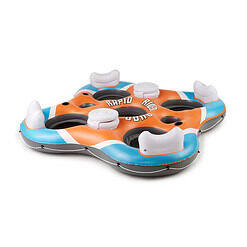 Bestway Rapid Rider 1 Rider Inflatable River Tube & 4 Rider Floating Island