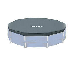 Intex 12 Foot x 30 In. Above Ground Pool & Intex 12 Foot Round Pool Cover