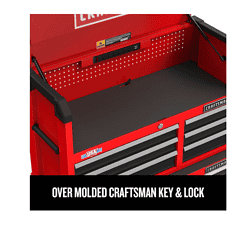 CRAFTSMAN CMST98272RB 2000 Series 51.5-in W x 24.7-in H 8-Drawer Steel Tool Chest (Red)
