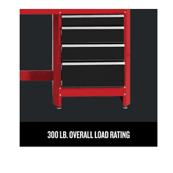 CRAFTSMAN CMST22951RB 2000 Series Workbench, 4-drawer Storage Module