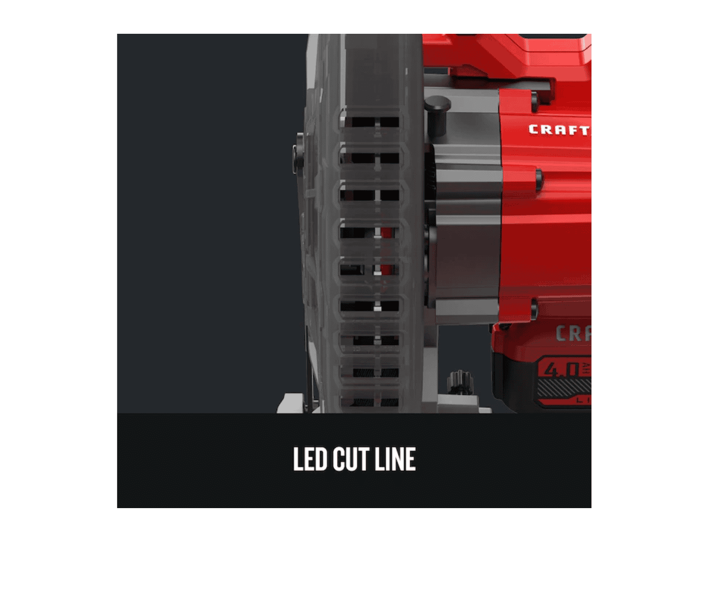 CRAFTSMAN Miter Saw CMCS714M1 V20 7-1/4-in 20-Volt Max Single Bevel Sliding Compound Cordless