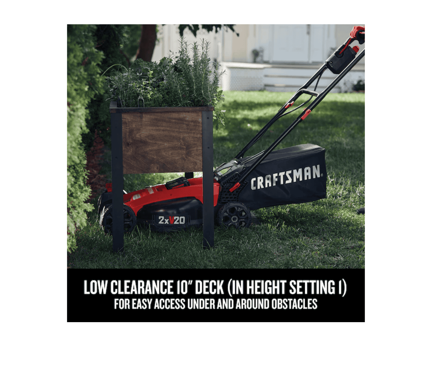 CRAFTSMAN CMCMW220P2 V20 20-volt Max Brushless 20-in Push Cordless Electric Lawn Mower 5 Ah (Battery & Charger Included)