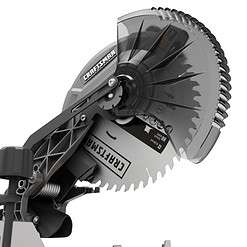 CRAFTSMAN 12-in 15-Amp Single Bevel Sliding Compound Miter Saw (Corded)