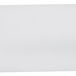 COSCO Deluxe 8 foot x 30 inch Fold-in-Half Blow Molded Folding Table, White