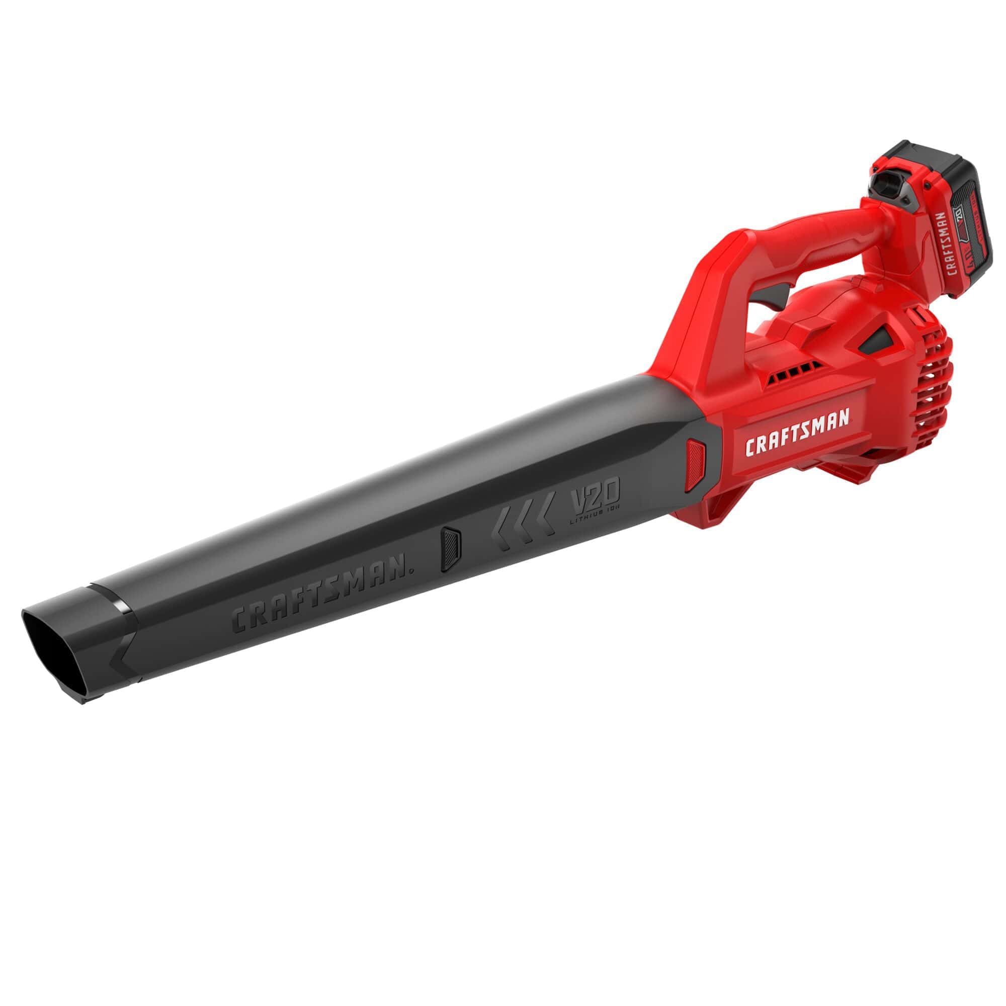 CRAFTSMAN 20-volt Max 200-CFM 90-MPH Battery Handheld Leaf Blower 4 Ah (Battery and Charger Included)