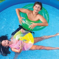 Intex 10ft x 30in Easy Set Above Ground Inflatable Family Swimming Pool & Pump