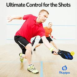 niupipo Pickleball Paddles, USAPA Approved Lightweight Pickleball Rackets, Blue & Orange*2