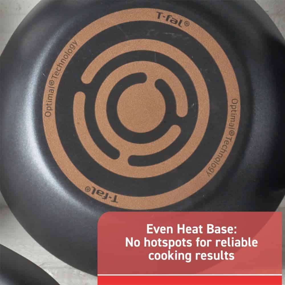 T-fal Signature Nonstick Cookware Set 12 Piece, Oven Broiler Safe 350F, Dishwasher Safe, Black