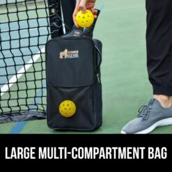 Gorilla Gear USAPA Approved Pickleball Paddle Sets, Fiberglass Shock Absorbent Racket with Ergonomic Grip