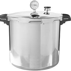 Presto 01784 23-Quart Induction Compatible Pressure Canner, Silver, Aluminum