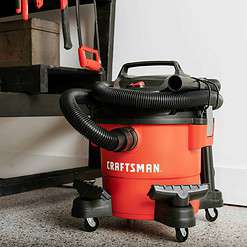 CRAFTSMAN 9 Value Added Accessories 6-Gallons 3.5-HP Corded Wet/Dry Shop Vacuum with Accessories Included