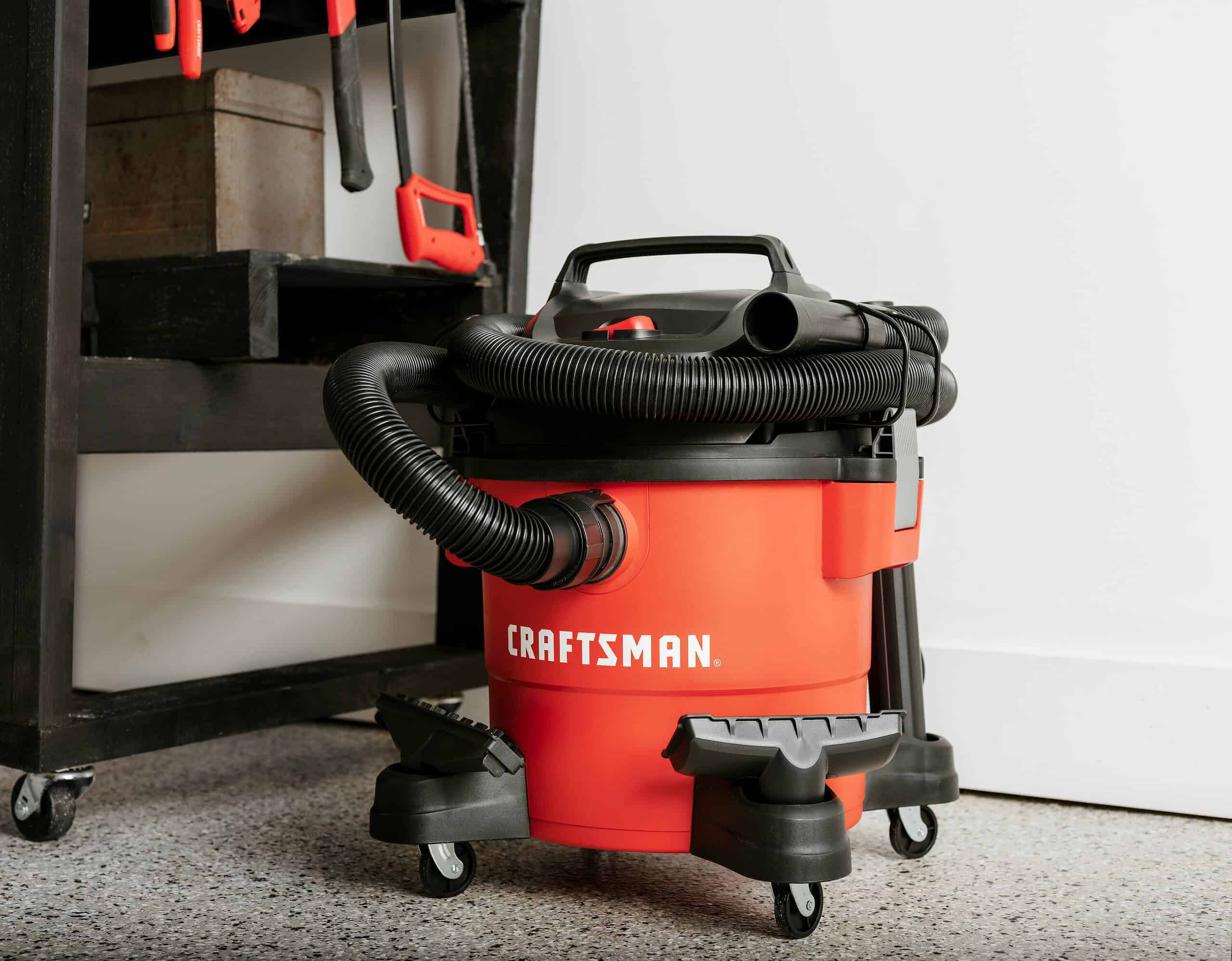 CRAFTSMAN 9 Value Added Accessories 6-Gallons 3.5-HP Corded Wet/Dry Shop Vacuum with Accessories Included