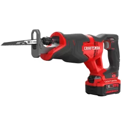 CRAFTSMAN Reciprocating Saw CMCS300M1 V20 20-volt Max Variable Speed Cordless (Charger Included and Battery Included)