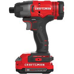 CRAFTSMAN 20-volt Max 1/4-in Variable Speed Cordless Impact Driver (1-Battery Included)