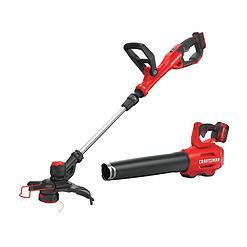 CRAFTSMAN V20 20-volt Max Cordless Battery String Trimmer and Leaf Blower Combo Kit (Battery & Charger Included)