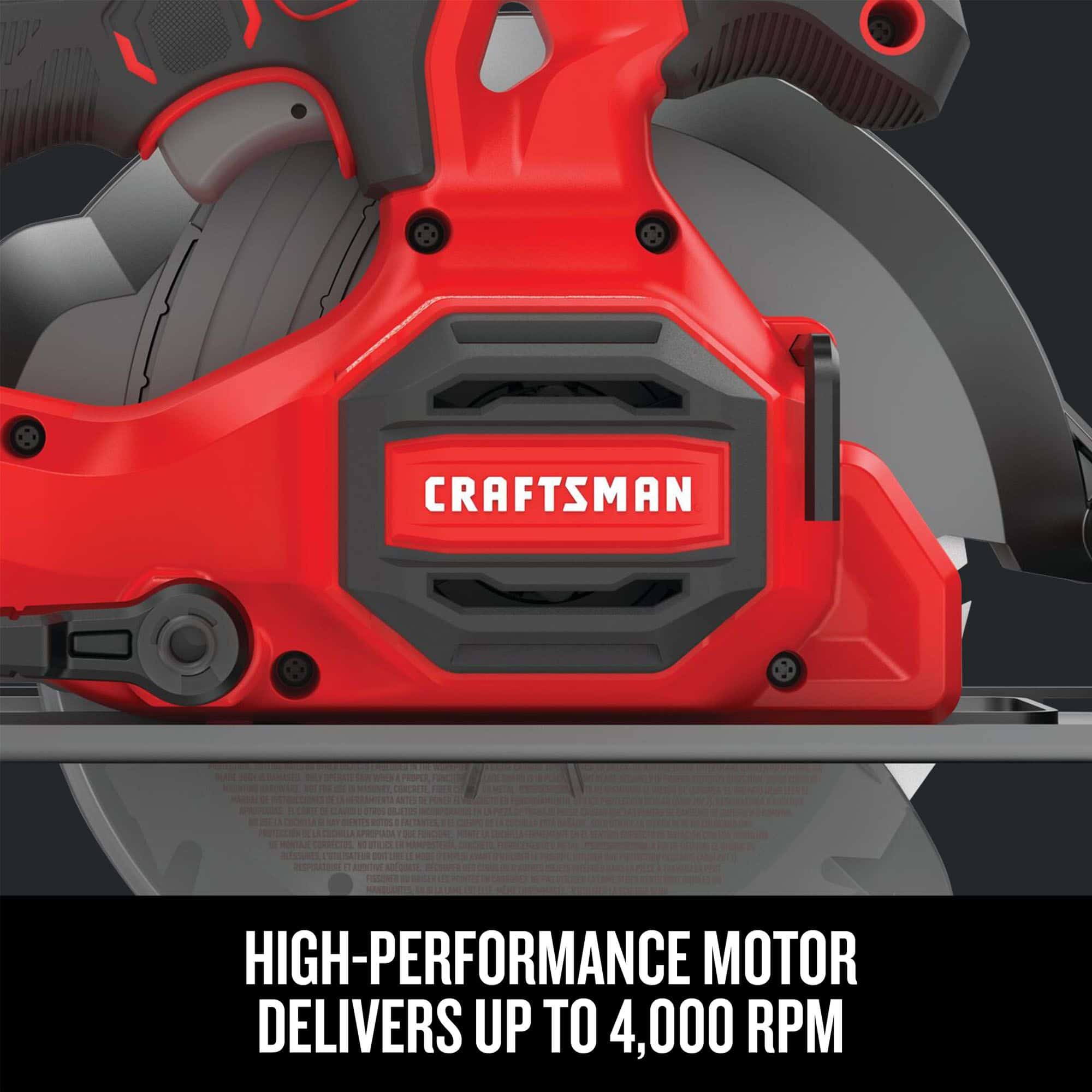 CRAFTSMAN V20 20-volt Max 6-1/2-in Cordless Compact Circular Saw (Bare Tool)
