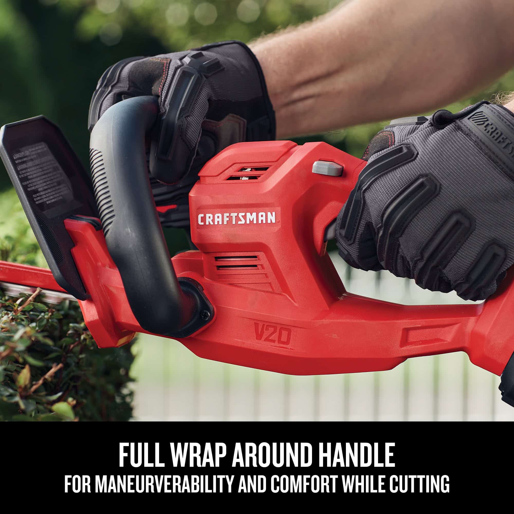 CRAFTSMAN V20 20-volt Max 20-in Battery Hedge Trimmer 1.5 Ah (Battery and Charger Included)