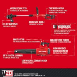 CRAFTSMAN V20 20-volt Max Cordless Battery String Trimmer and Leaf Blower Combo Kit (Battery & Charger Included)
