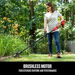 CRAFTSMAN Brushless RP 20-volt Max 13-in Straight Shaft Battery String Trimmer 5 Ah (Battery and Charger Included)