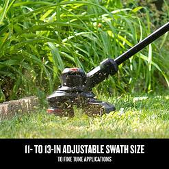CRAFTSMAN Brushless RP 20-volt Max 13-in Straight Shaft Battery String Trimmer 5 Ah (Battery and Charger Included)