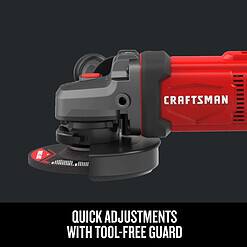 CRAFTSMAN V20 4.5-in 20-volt Max Trigger Switch Cordless Angle Grinder (Tool Only)