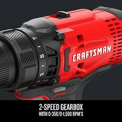 CRAFTSMAN V20 20-volt Max 1/2-in Cordless Drill (1-Battery Included, Charger Included)