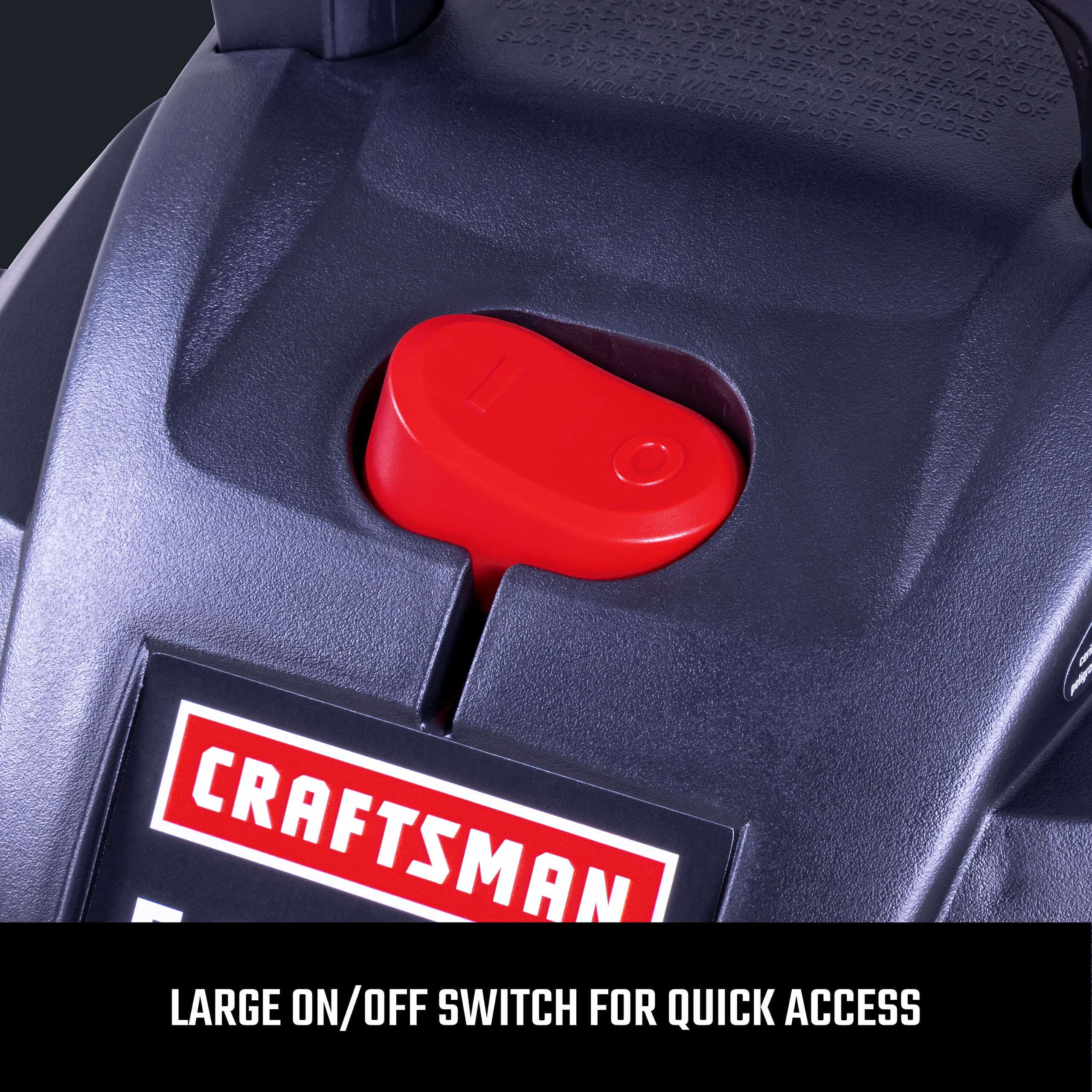 CRAFTSMAN 10-Gallons Corded Wet/Dry Shop Vacuum with Accessories Included